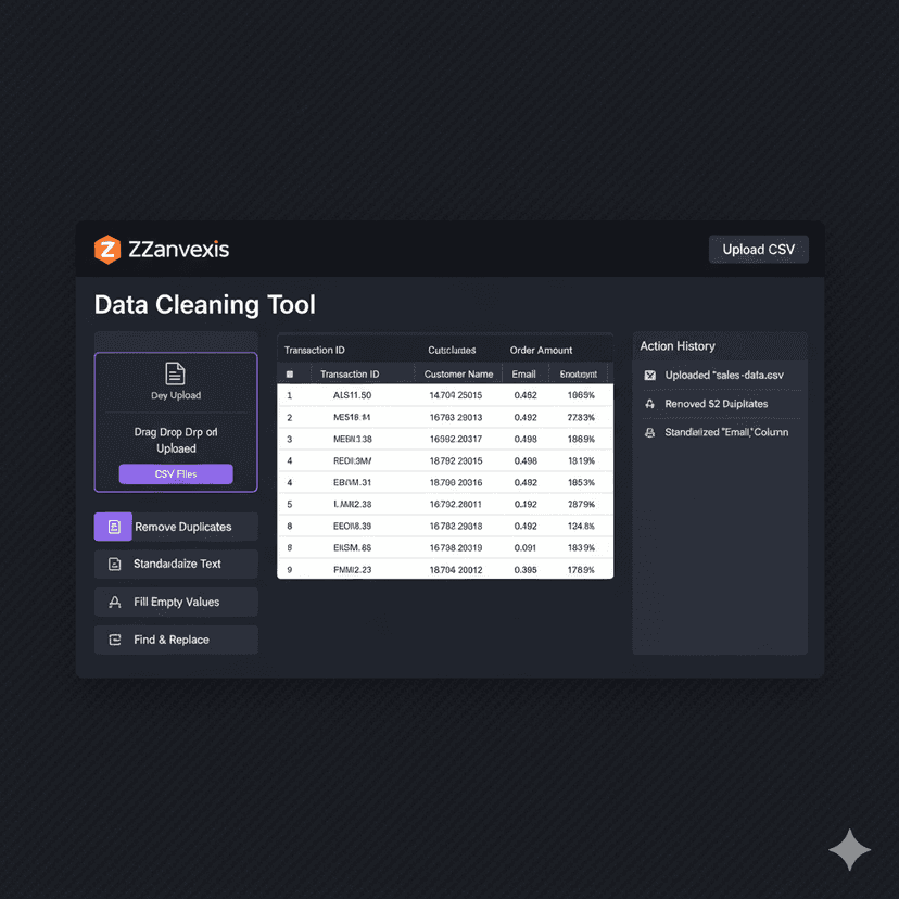 Zanvexis Data Wrangler